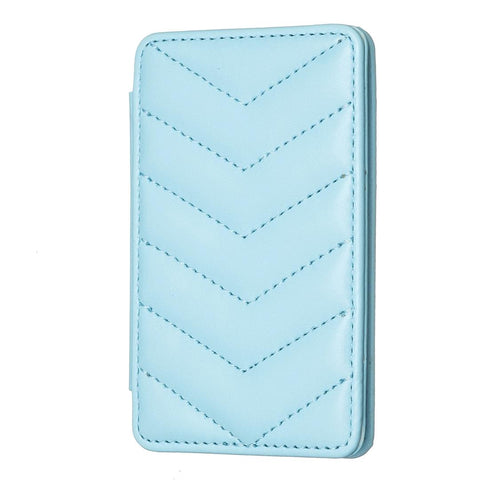 Wave Pattern Card Bag Back Sticker For Mobile Phones Blue Cases Covers & Skins