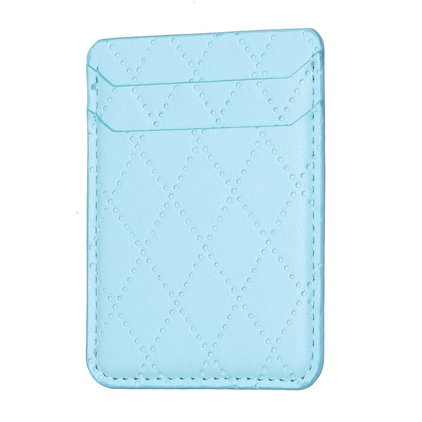 Diamond Lattice Card Bag Sticker For Mobile Phones Blue Cases Covers & Skins