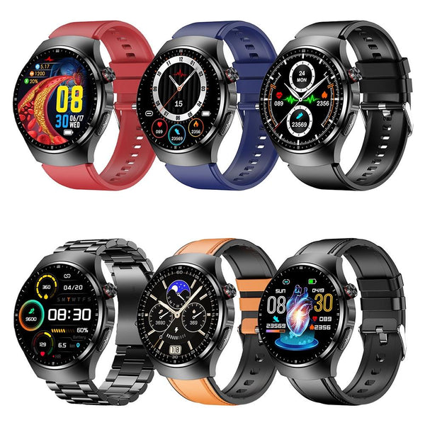 1.39 Inch Ip67 Waterproof Sports Health Monitoring Smart Bluetooth Calling Watch Steel Black Smart Watches