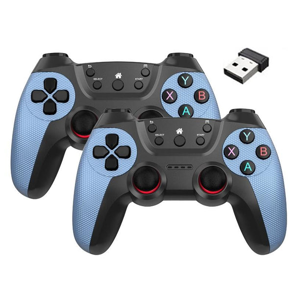 2.4G Wireless Controller For Pc Linux Android Tvbox Supports Dual Connection Lemon Yellow Controllers & Attachments
