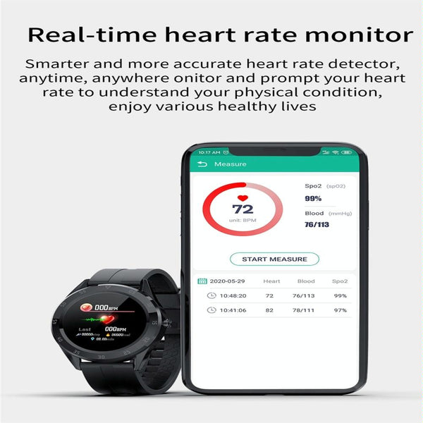 Waterproof Smart Watch With Heart Rate And Sleep Monitoring Ip68 Green Smart Watches