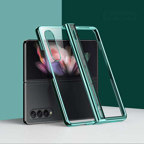 For Samsung Galaxy Z Fold4 5G Shockproof Pc Case Full Coverage Green Cases Covers & Skins