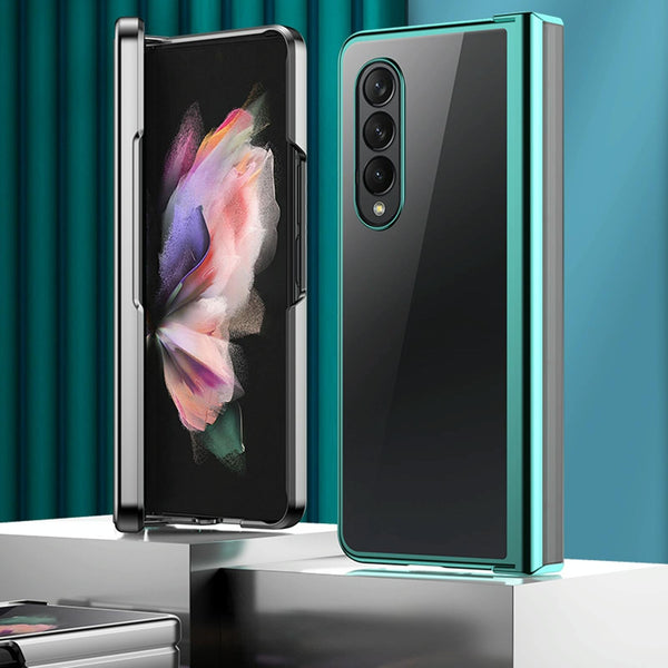 For Samsung Galaxy Z Fold4 5G Shockproof Pc Case Full Coverage Green Cases Covers & Skins