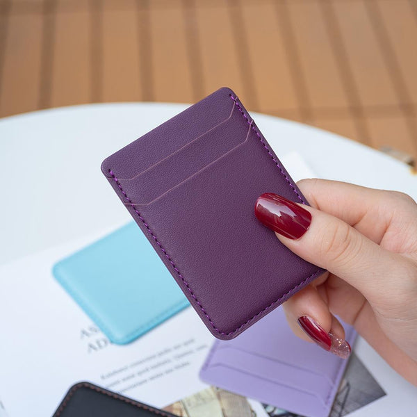 R20 Texture Card Bag Back Sticker For Mobile Phones Purple Cases Covers & Skins