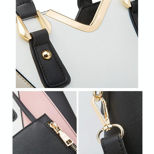 Versatile 4 In 1 Ladies Handbag With Large Capacity Brown Women's Bags & Handbags