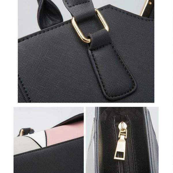 Versatile 4 In 1 Ladies Handbag With Large Capacity Brown Women's Bags & Handbags