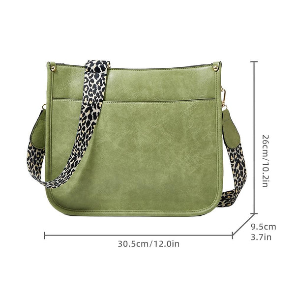 Leopard Print Waterproof Crossbody Tote Bag Grey Women's Bags & Handbags