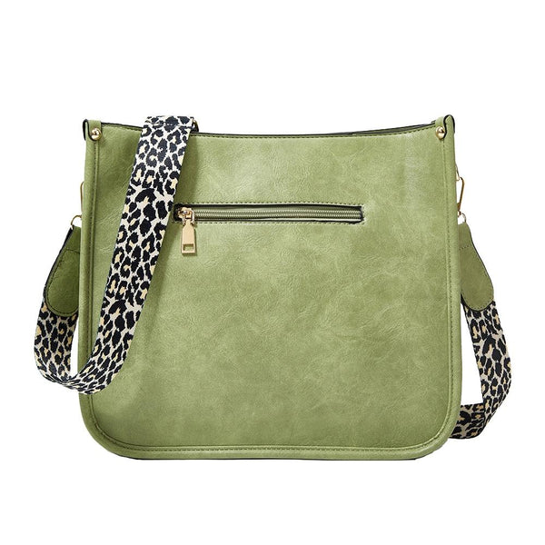 Leopard Print Waterproof Crossbody Tote Bag Grey Women's Bags & Handbags