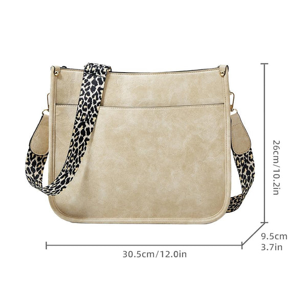 Leopard Print Waterproof Crossbody Tote Bag Grey Women's Bags & Handbags