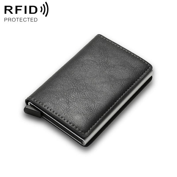 Carbon Fiber Rfid Wallet For Men Black Wallets