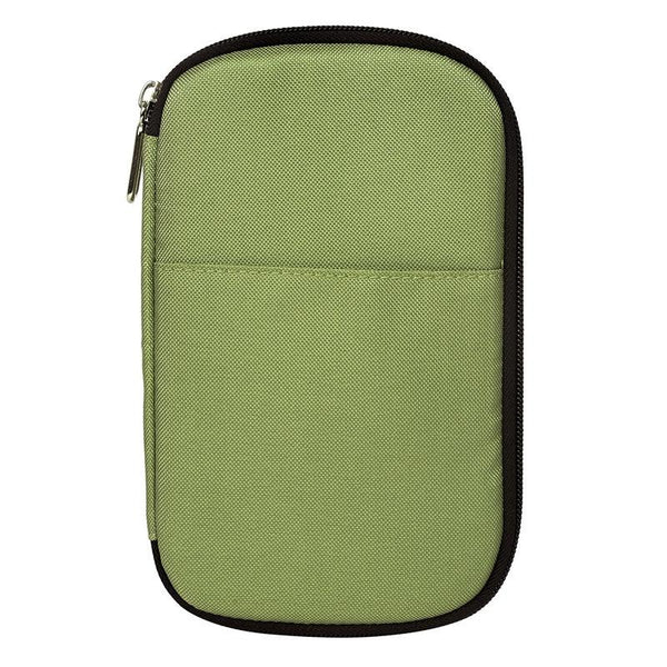 Multi Function Travel Storage Bag For Passports Olive Travel Wallets