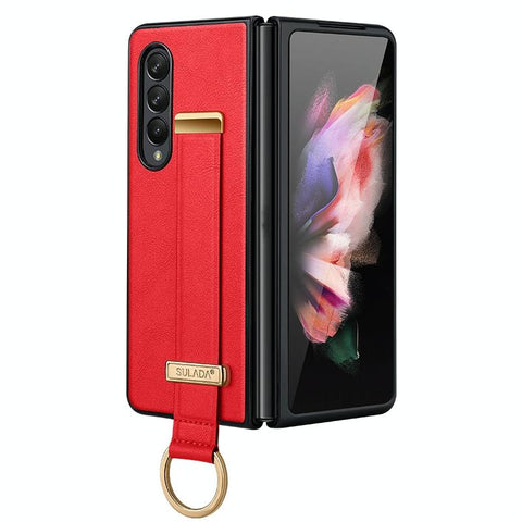 For Samsung Galaxy Z Fold4 5G Leather Shockproof Case Cases Covers & Skins