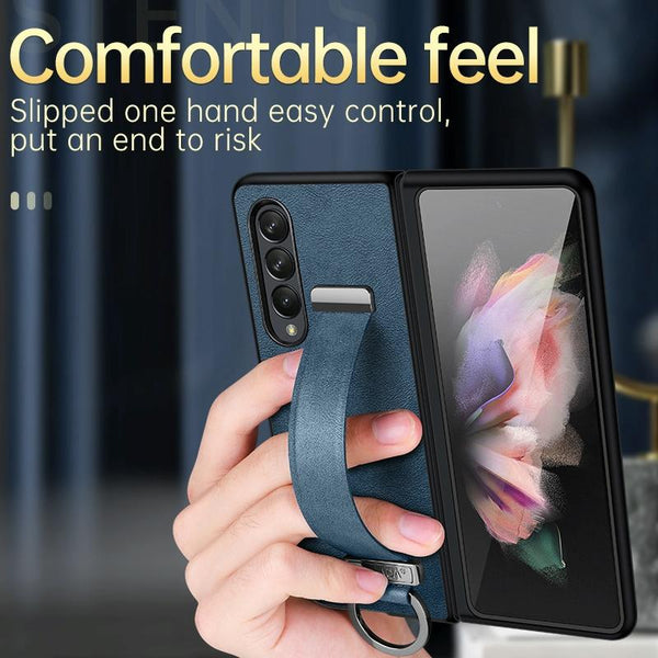 For Samsung Galaxy Z Fold4 5G Leather Shockproof Case Cases Covers & Skins