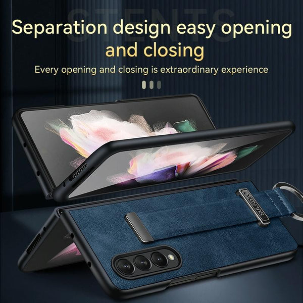 For Samsung Galaxy Z Fold4 5G Leather Shockproof Case Cases Covers & Skins