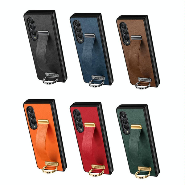 For Samsung Galaxy Z Fold4 5G Leather Shockproof Case Cases Covers & Skins