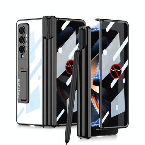 For Samsung Galaxy Z Fold4 5G Magnetic Privacy Case Foldable Black Cases Covers & Skins