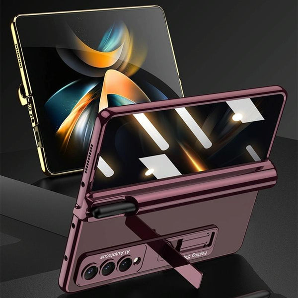 For Samsung Galaxy Z Fold4 5G Magnetic Privacy Case Foldable Black Cases Covers & Skins