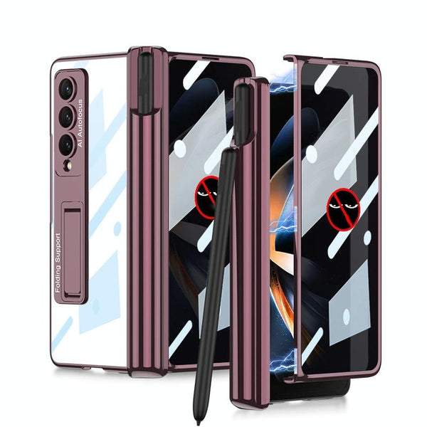 For Samsung Galaxy Z Fold4 5G Magnetic Privacy Case Foldable Black Cases Covers & Skins