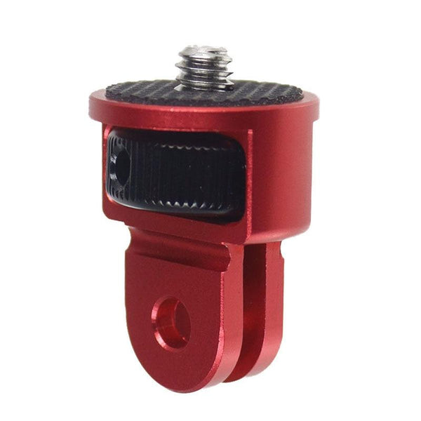 Universal Tripod Adapter For Action Cameras 1 / 4 Inch Screw Red Black Other Tripods & Supports