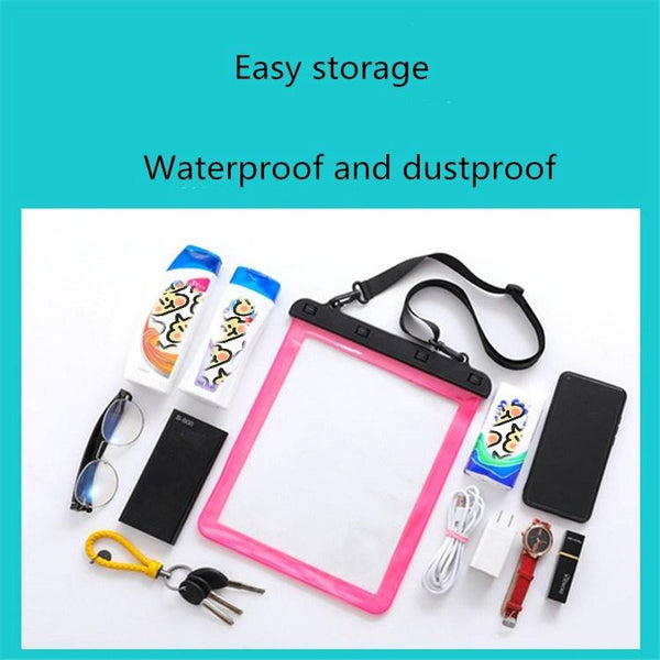 Waterproof Single Shoulder Bag For Mobile Phone Small Objects Multipurpose Design Blue Other Mobile Accessories