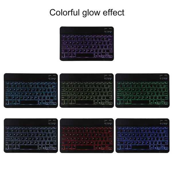 Bluetooth Tablet Case For Ipad Pro 11 With Detachable Microfiber Leather Backlight Pen Slot & Holder Orange Laptop Cases & Bags