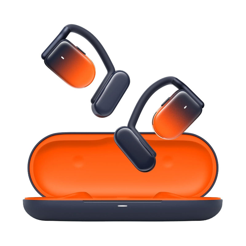 Waterproof True Wireless Noise Cancelling Bluetooth Orange Earbuds