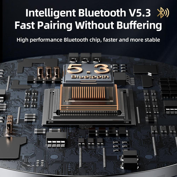 Waterproof True Wireless Noise Cancelling Bluetooth Orange Earbuds