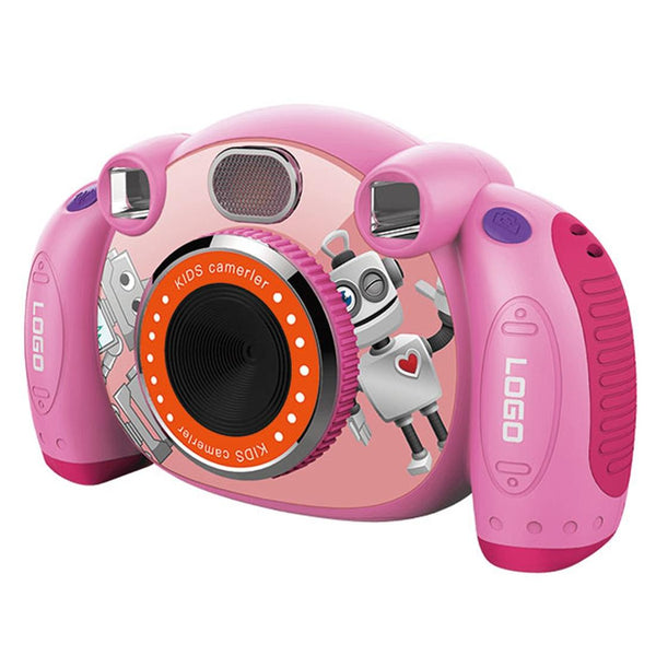 2.0 Inch Hd Screen Digital Children Camera Pink 3Mp Digital Cameras