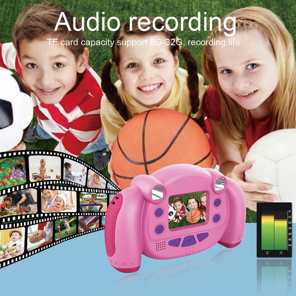 2.0 Inch Hd Screen Digital Children Camera Pink 3Mp Digital Cameras