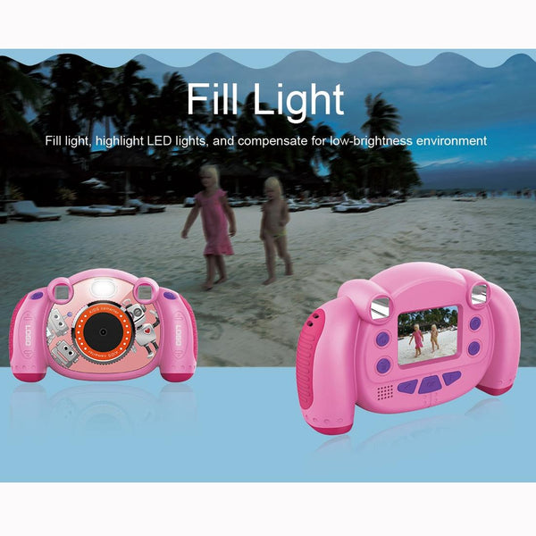 2.0 Inch Hd Screen Digital Children Camera Pink 3Mp Digital Cameras