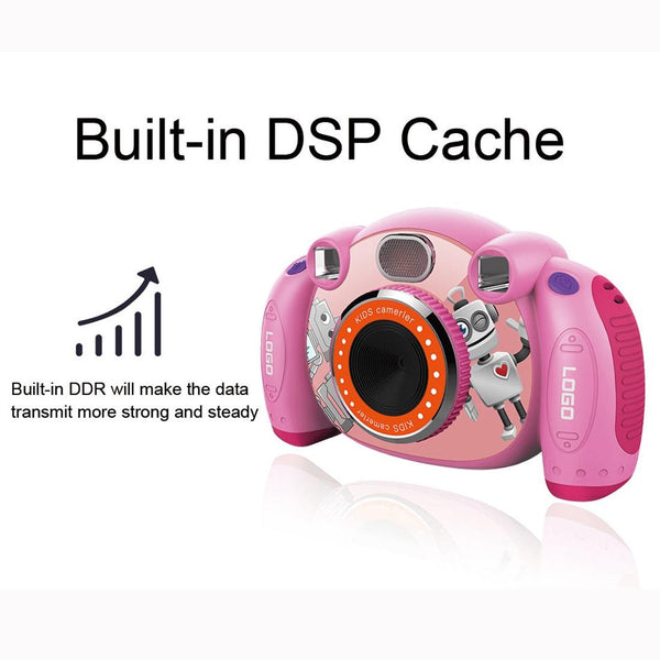 2.0 Inch Hd Screen Digital Children Camera Pink 3Mp Digital Cameras