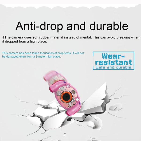 2.0 Inch Hd Screen Digital Children Camera Pink 3Mp Digital Cameras