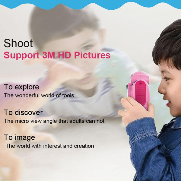 2.0 Inch Hd Screen Digital Children Camera Pink 3Mp Digital Cameras