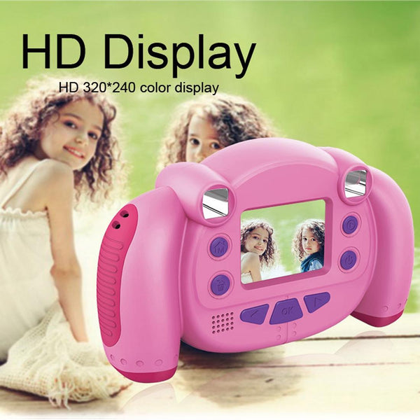 2.0 Inch Hd Screen Digital Children Camera Pink 3Mp Digital Cameras