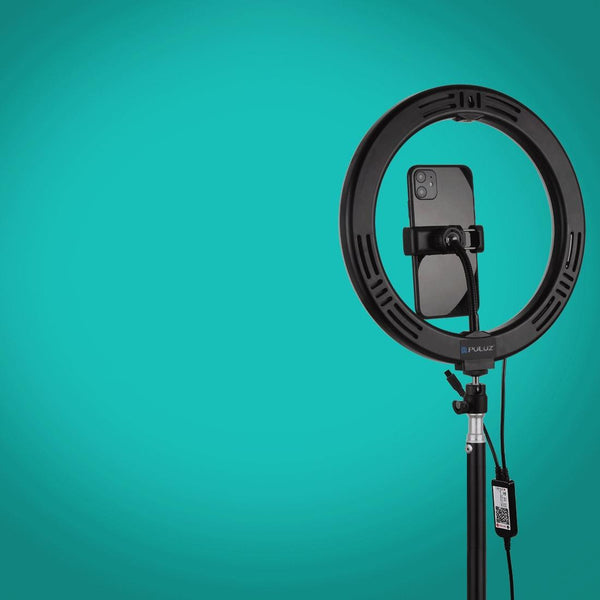 10.2 Usb Rgbw Led Ring Light With Tripod & Remote For Vlogging Photography Pink Other Lighting & Studio