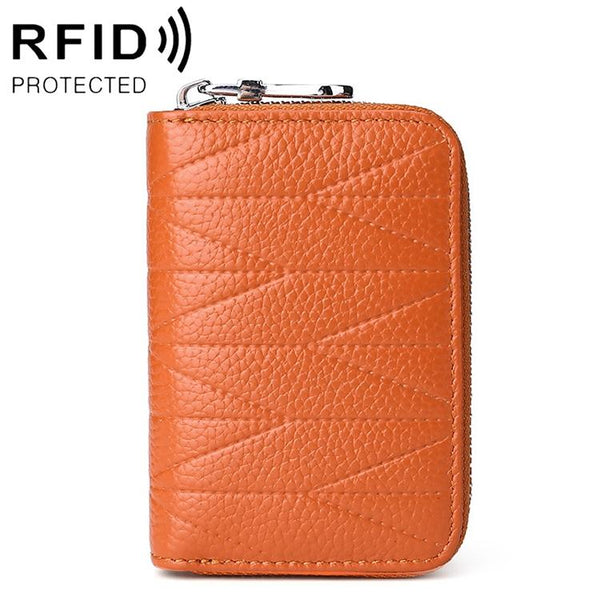 Women Anti Magnetic Leather Rfid Wallet Pink Wallets