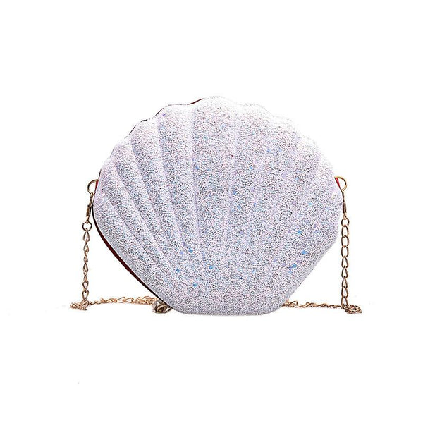 Sequined Shell Crossbody Bag Single Shoulder Fashion Accessory Pink Women's Bags & Handbags
