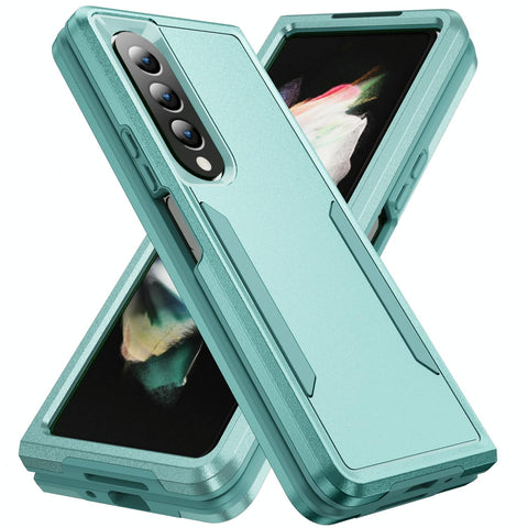 Shockproof Pc Tpu Case For Samsung Galaxy Z Fold4 5G Green Cases Covers & Skins