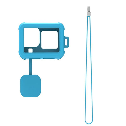 Silicone Case For Gopro Hero10 / 9 Liquid Finish_Blue Camera Cases Bags & Covers