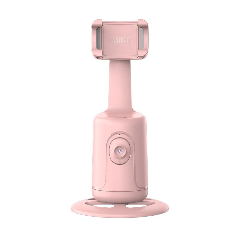 360 Rotation Follow Up Gimbal Stabilizer With 1 / 4 Inch Interface Pink Stabilizers