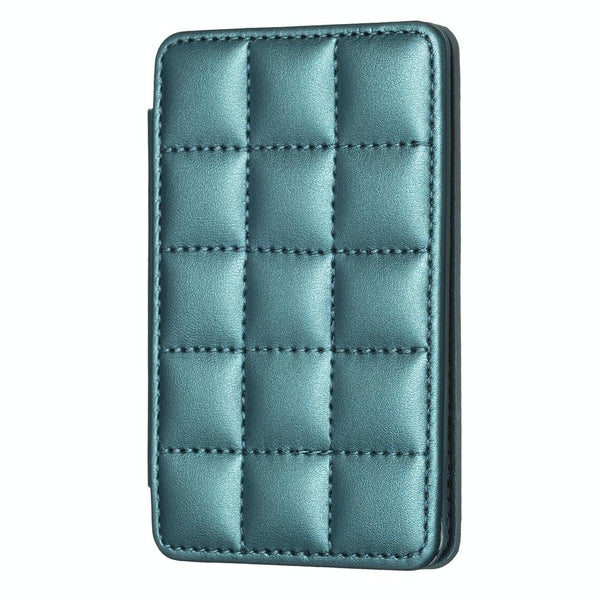 Grid Pattern Card Bag Sticker For Mobile Phones Green Cases Covers & Skins