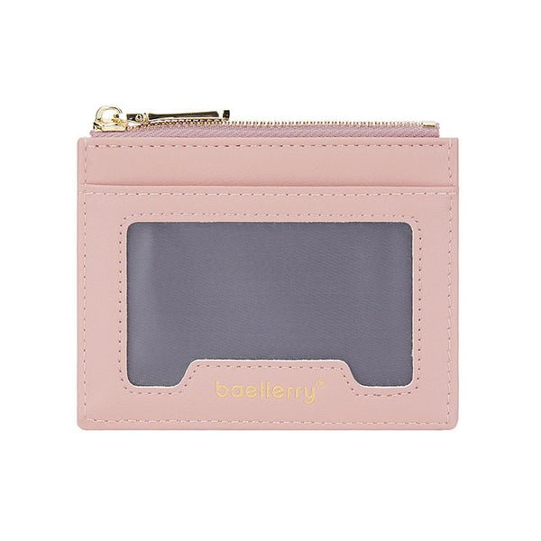 Light & Thin Card Bag Multifunctional Coin Purse Pink Wallets