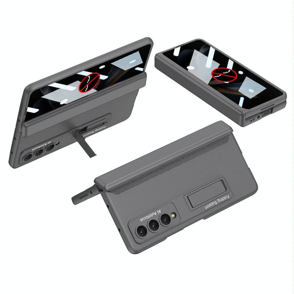 For Samsung Galaxy Z Fold4 5G Magnetic Case Full Coverage Silver Cases Covers & Skins