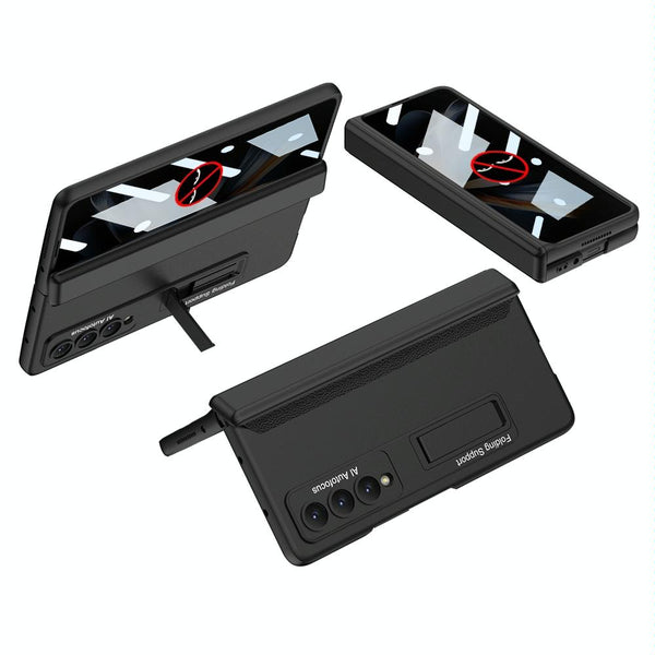 For Samsung Galaxy Z Fold4 5G Magnetic Case Full Coverage Silver Cases Covers & Skins