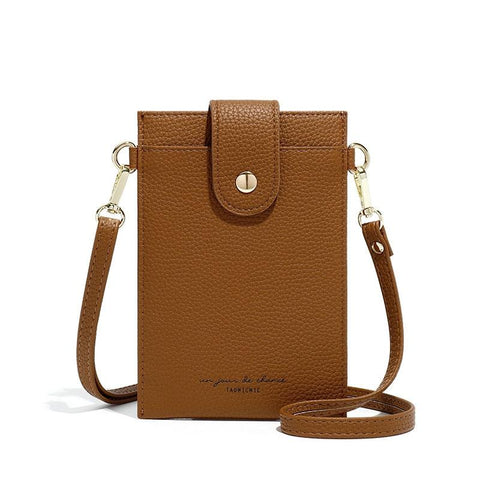 Stylish Thin Messenger Bag For Women Brown Women's Bags & Handbags