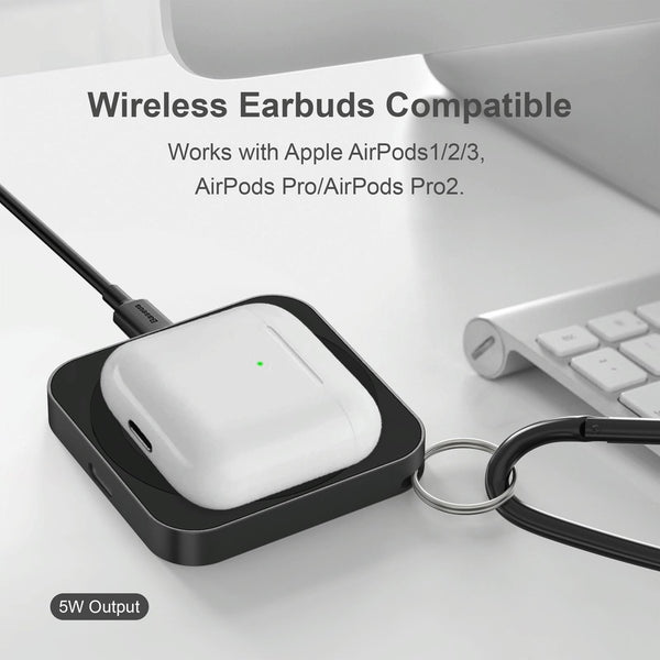 3 In 1 Wireless Charger For Iphone Airpods And Iwatch Silver Chargers & Cradles