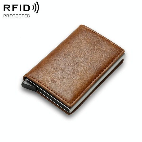 Carbon Fiber Rfid Wallet For Men Red Wallets