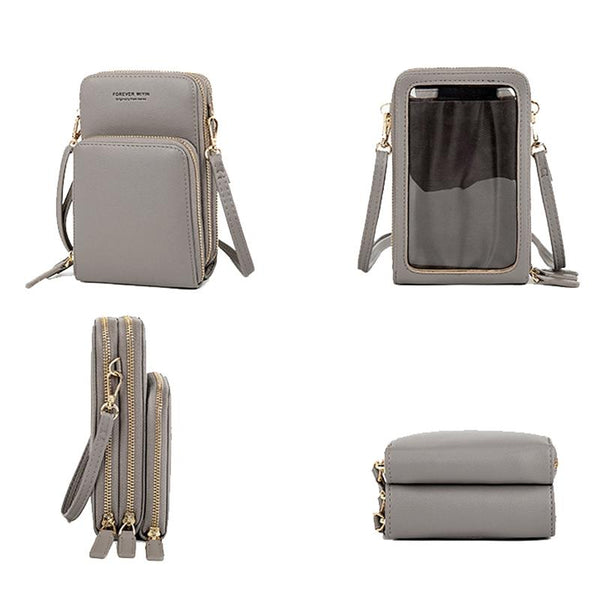 Multifunctional Touch Screen Phone Bag Black Women's Bags & Handbags