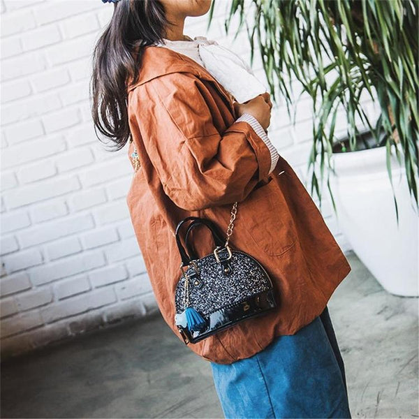 Mini Leather Shoulder Bag For Girls Cute & Compact White Backpacks & Bags