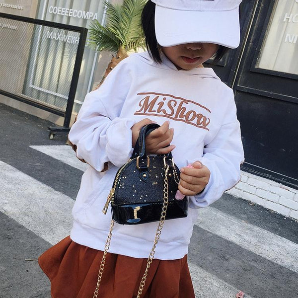 Mini Leather Shoulder Bag For Girls Cute & Compact White Backpacks & Bags